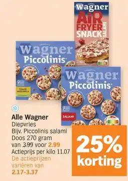 Albert Heijn Wagner Piccolinis aanbieding