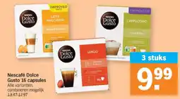 Albert Heijn Nescafé Dolce Gusto 16 capsules aanbieding