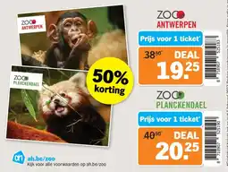 Albert Heijn Zoo Antwerpen aanbieding