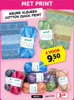 Boekenvoordeel Cotton Quick print aanbieding