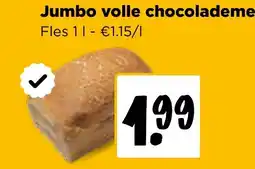 Jumbo Jumbo volle chocolademelk aanbieding