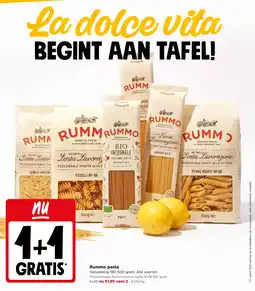 Jumbo Rummo pasta aanbieding