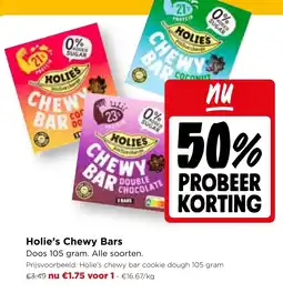 Jumbo Holie's chewy bars aanbieding