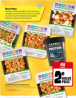 Jumbo Muscle meat diepvriesmaaltijden of ijs aanbieding