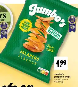 Jumbo Jumbo's jalapeño chips aanbieding