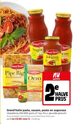 Jumbo Grand'Italia pasta, sauzen, pesto en sugocasa aanbieding