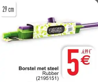 Cora Borstel met steel 29cm aanbieding