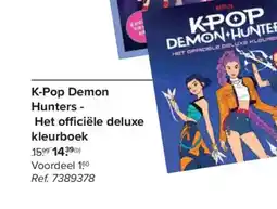 Carrefour K-Pop Demon Hunters - Het officiële deluxe kleurboek aanbieding