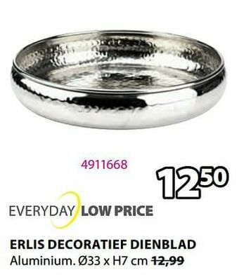 Jysk Erlis decoratief dienblad aanbieding