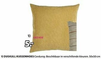 Jysk Duskull kussenhoes aanbieding