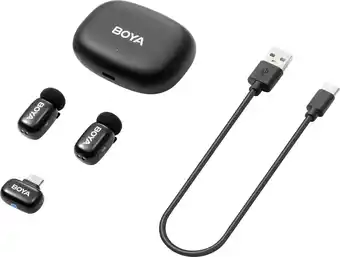 Coolblue Boya Mini 2 Zwart voor Usb C aanbieding
