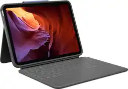 Coolblue Logitech Rugged Combo Apple iPad (2022) Étui Clavier AZERTY aanbieding