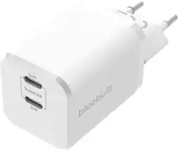 Coolblue BlueBuilt Chargeur Power Delivery avec 2 Ports USB-C 65 W Blanc aanbieding