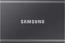 Coolblue Samsung T7 SSD 1To Gris aanbieding