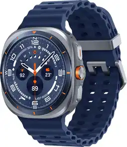 Coolblue Samsung Galaxy Watch Ultra (2025) 4G Bleu Titane 47 mm aanbieding