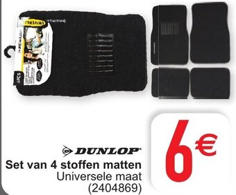 Cora Dunlop set van 4 stoffen matten aanbieding