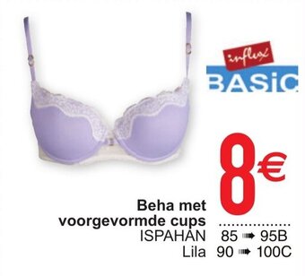 Cora Beha met voorgevormde cups aanbieding