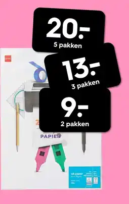 HEMA Papier aanbieding