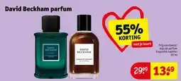 Kruidvat David Beckham parfum aanbieding