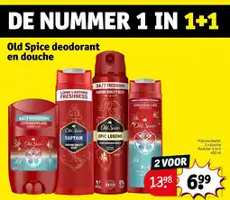 Kruidvat Old Spice deodorant en douche aanbieding
