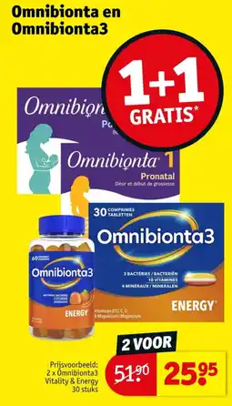 Kruidvat Omnibionta3 Vitality & Energy aanbieding
