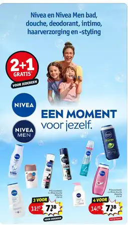 Kruidvat Nivea douche Waterlily aanbieding