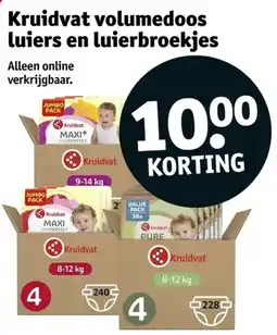Kruidvat Kruidvat luiers en luierbroekjes aanbieding