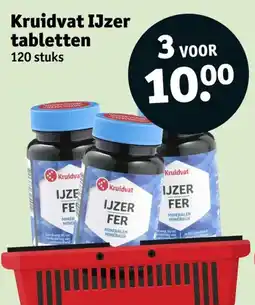Kruidvat Kruidvat ijzer tabletten aanbieding