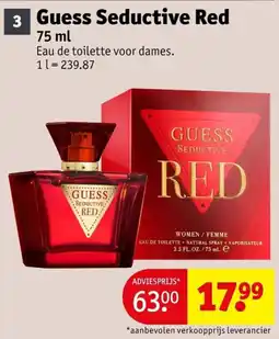 Kruidvat Guess Seductive Red aanbieding