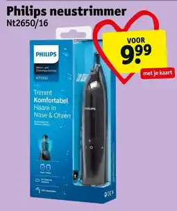 Kruidvat Philips neustrimmer aanbieding
