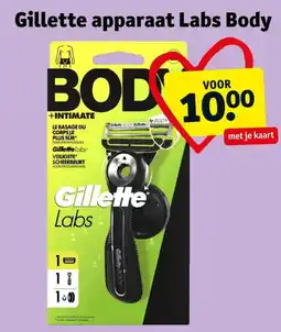 Kruidvat Gillette apparaat Labs Body aanbieding