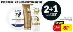 Kruidvat Dove hand- en lichaamsverzorging aanbieding