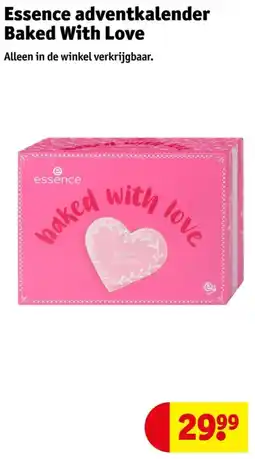 Kruidvat essence adventkalender baked with love aanbieding