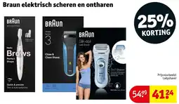 Kruidvat Braun ladyshaver aanbieding