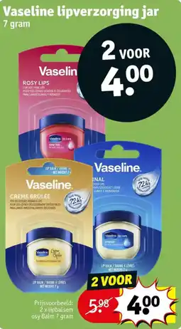 Kruidvat Vaseline lipverzorging jar aanbieding