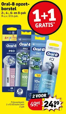 Kruidvat Oral-B opzetborstel aanbieding