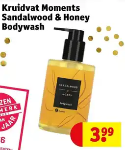 Kruidvat kruidvat moments sandalwood & honey bodywash aanbieding