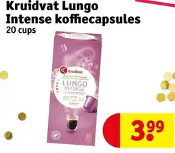 Kruidvat Kruidvat Lungo Intense koffiecapsules aanbieding