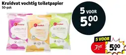 Kruidvat Kruidvat vochtig toiletpapier aanbieding