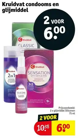Kruidvat Kruidvat condooms en glijmiddel aanbieding