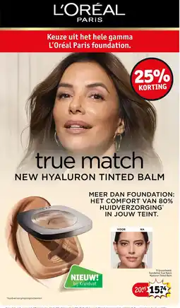 Kruidvat true match new hyaluron tinted balm aanbieding