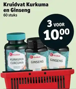 Kruidvat Kruidvat Kurkuma en Ginseng aanbieding