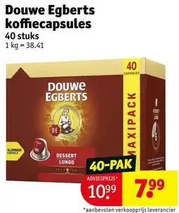Kruidvat Douwe Egberts koffiecapsules aanbieding