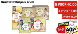 Kruidvat Kruidvat valuepack luiers aanbieding
