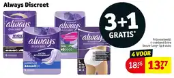 Kruidvat Always discreet aanbieding