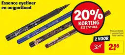 Kruidvat Essence eyeliner en oogpotlood aanbieding