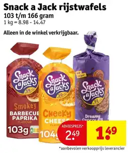 Kruidvat Snack a Jack rijstwafels aanbieding
