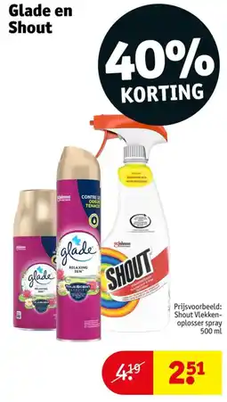 Kruidvat Glade en Shout aanbieding