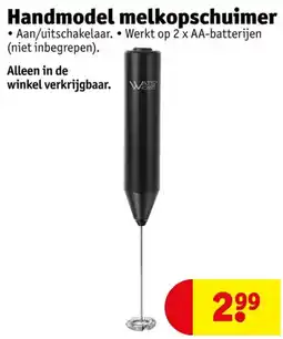 Kruidvat Handmodel melkopschuimer aanbieding