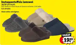 Kruidvat Instappantoffels lamswol aanbieding